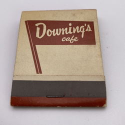 Audies Restaurant (Downings Restaurant) - Matchbook